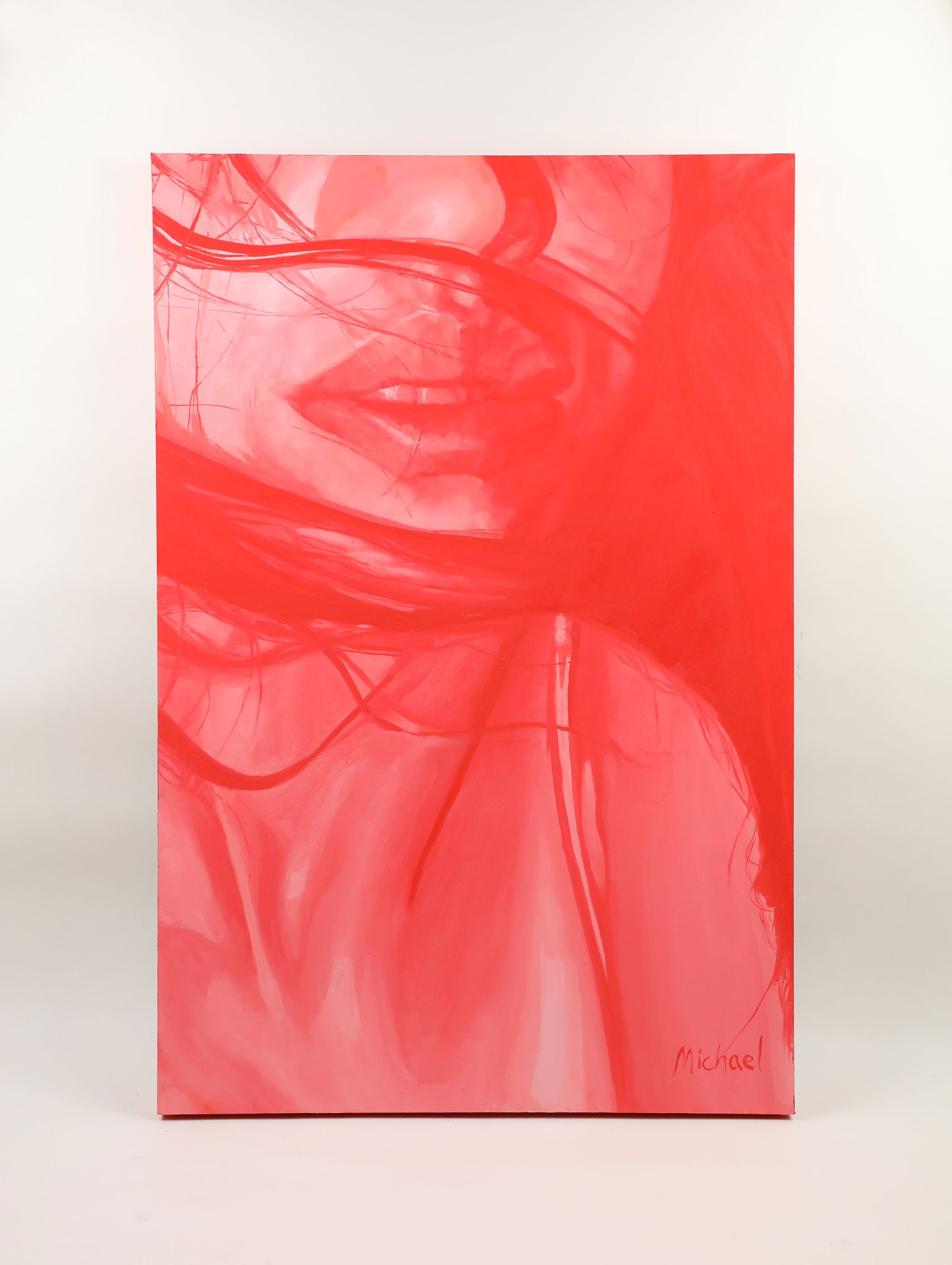 Kiko Mizuhara Portrait - Oil on Gesso Wood Panel