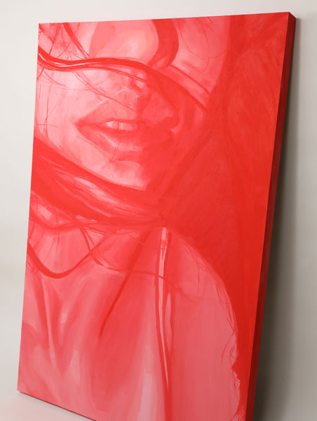 Kiko Mizuhara Portrait - Oil on Gesso Wood Panel