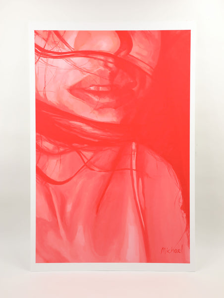 Kiko Mizuhara Portrait - Oil on Gesso Wood Panel